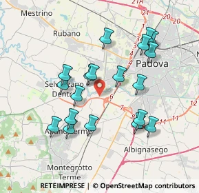 Mappa Via Irpinia, 35142 Padova PD, Italia (3.52316)