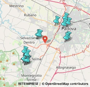 Mappa Via Irpinia, 35142 Padova PD, Italia (4.01571)