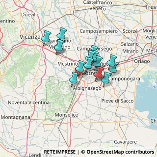 Mappa Via Irpinia, 35142 Padova PD, Italia (10.17063)