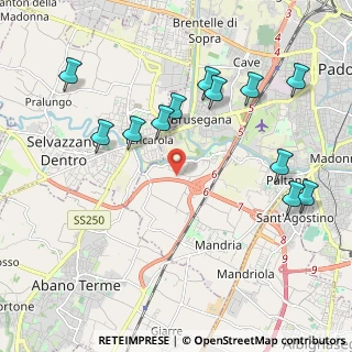 Mappa Via Irpinia, 35142 Padova PD, Italia (2.24167)