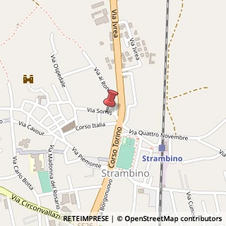 Mappa Via Somis, 65, 10019 Strambino, Torino (Piemonte)