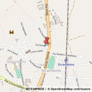 Mappa Via Somis, 71, 10019 Strambino, Torino (Piemonte)