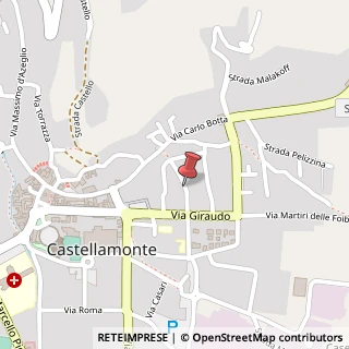 Mappa Via Giacinto Pullino, 10, 10081 Castellamonte, Torino (Piemonte)