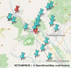 Mappa Località Savario, 10082 Cuorgnè TO, Italia (4.3795)
