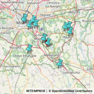 Mappa Viale Tolstoj, 20098 San Giuliano Milanese MI, Italia (7.66231)