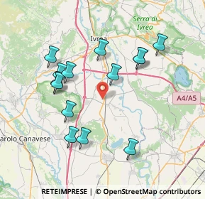 Mappa Via Guidetti, 10019 Strambino TO, Italia (7.43429)