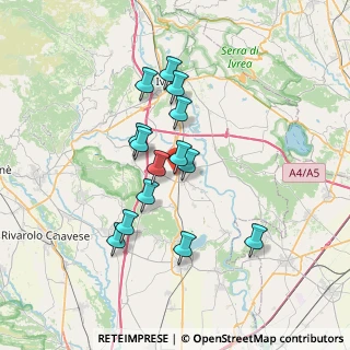 Mappa Via Gallinotti, 10019 Strambino TO, Italia (5.94071)