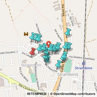 Mappa Via Gallinotti, 10019 Strambino TO, Italia (0.157)