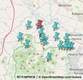 Mappa Via Alessandro Manzoni, 35030 Cervarese Santa Croce PD, Italia (3.20188)