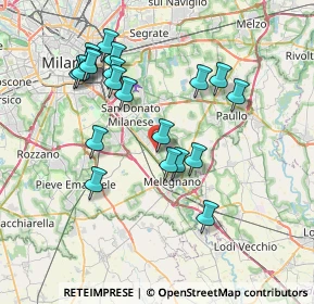 Mappa Via Bambini di Beslan, 20098 San Giuliano Milanese MI, Italia (7.356)
