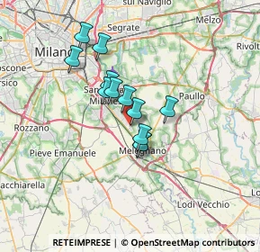 Mappa Via Bambini di Beslan, 20098 San Giuliano Milanese MI, Italia (4.85083)