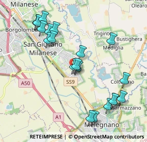 Mappa Via Bambini di Beslan, 20098 San Giuliano Milanese MI, Italia (2.1565)