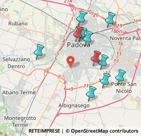 Mappa Strada Adriatica, 35142 Padova PD, Italia (3.91909)