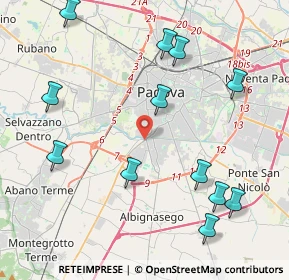 Mappa Strada Adriatica, 35142 Padova PD, Italia (4.83167)