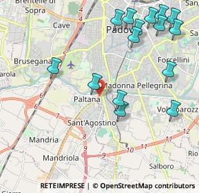 Mappa Strada Adriatica, 35142 Padova PD, Italia (2.49667)