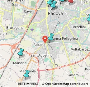 Mappa Strada Adriatica, 35142 Padova PD, Italia (3.519)