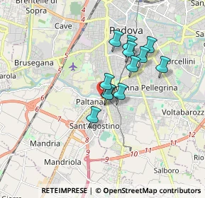 Mappa Strada Adriatica, 35142 Padova PD, Italia (1.27167)