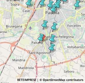 Mappa Strada Adriatica, 35142 Padova PD, Italia (2.72375)