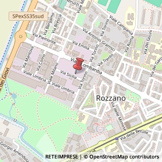 Mappa Via Sicilia, 8, 20089 Rozzano, Milano (Lombardia)