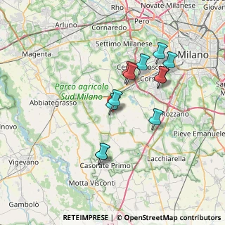 Mappa Via Del Turismo, 20083 Gaggiano MI, Italia (6.35)