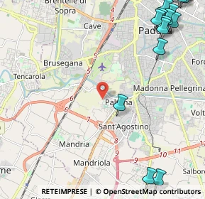 Mappa 35142 Padova PD, Italia (3.39357)