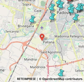 Mappa 35142 Padova PD, Italia (3.51867)