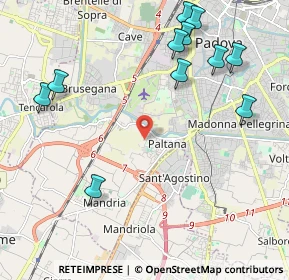 Mappa 35142 Padova PD, Italia (2.56818)