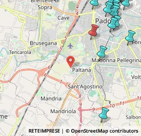 Mappa 35142 Padova PD, Italia (3.49556)
