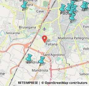 Mappa 35142 Padova PD, Italia (3.33583)