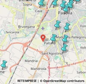 Mappa 35142 Padova PD, Italia (3.17125)