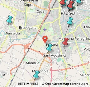 Mappa 35142 Padova PD, Italia (3.24643)