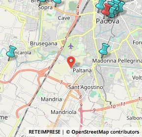 Mappa 35142 Padova PD, Italia (3.37833)