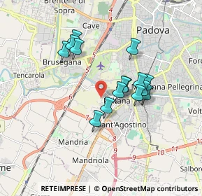 Mappa 35142 Padova PD, Italia (1.42133)