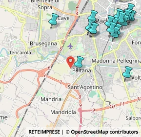 Mappa 35142 Padova PD, Italia (2.9165)