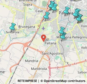 Mappa 35142 Padova PD, Italia (2.7775)