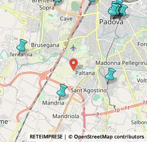 Mappa 35142 Padova PD, Italia (3.18167)