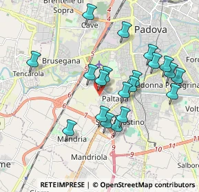 Mappa 35142 Padova PD, Italia (1.7845)