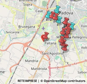 Mappa 35142 Padova PD, Italia (1.9185)