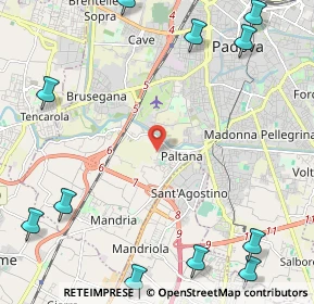 Mappa 35142 Padova PD, Italia (3.38727)