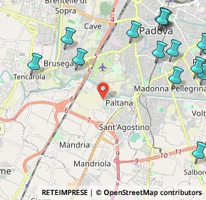 Mappa 35142 Padova PD, Italia (3.10867)
