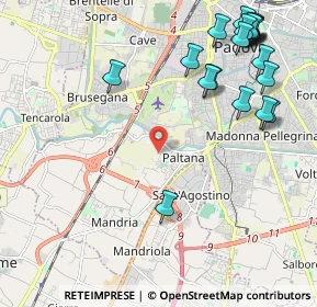 Mappa 35142 Padova PD, Italia (2.741)