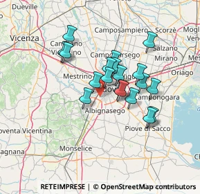 Mappa 35142 Padova PD, Italia (10.69579)