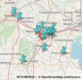 Mappa 35142 Padova PD, Italia (11.16643)