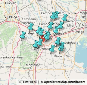 Mappa 35142 Padova PD, Italia (10.34737)