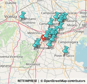 Mappa 35142 Padova PD, Italia (11.17235)