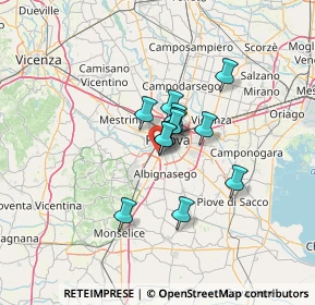 Mappa 35142 Padova PD, Italia (8.2125)