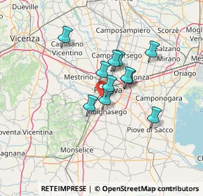 Mappa 35142 Padova PD, Italia (9.44364)