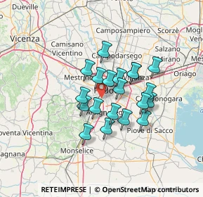 Mappa 35142 Padova PD, Italia (9.831)