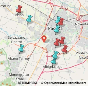 Mappa 35142 Padova PD, Italia (3.87818)