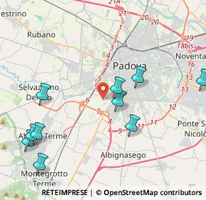 Mappa 35142 Padova PD, Italia (5.22909)